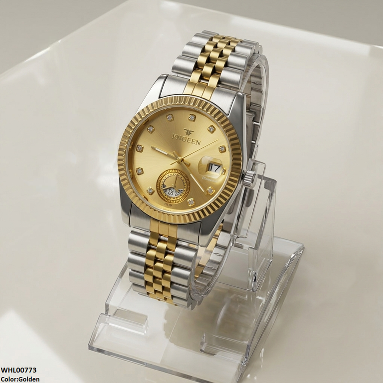 Fashionable Round Dial Women's Watch