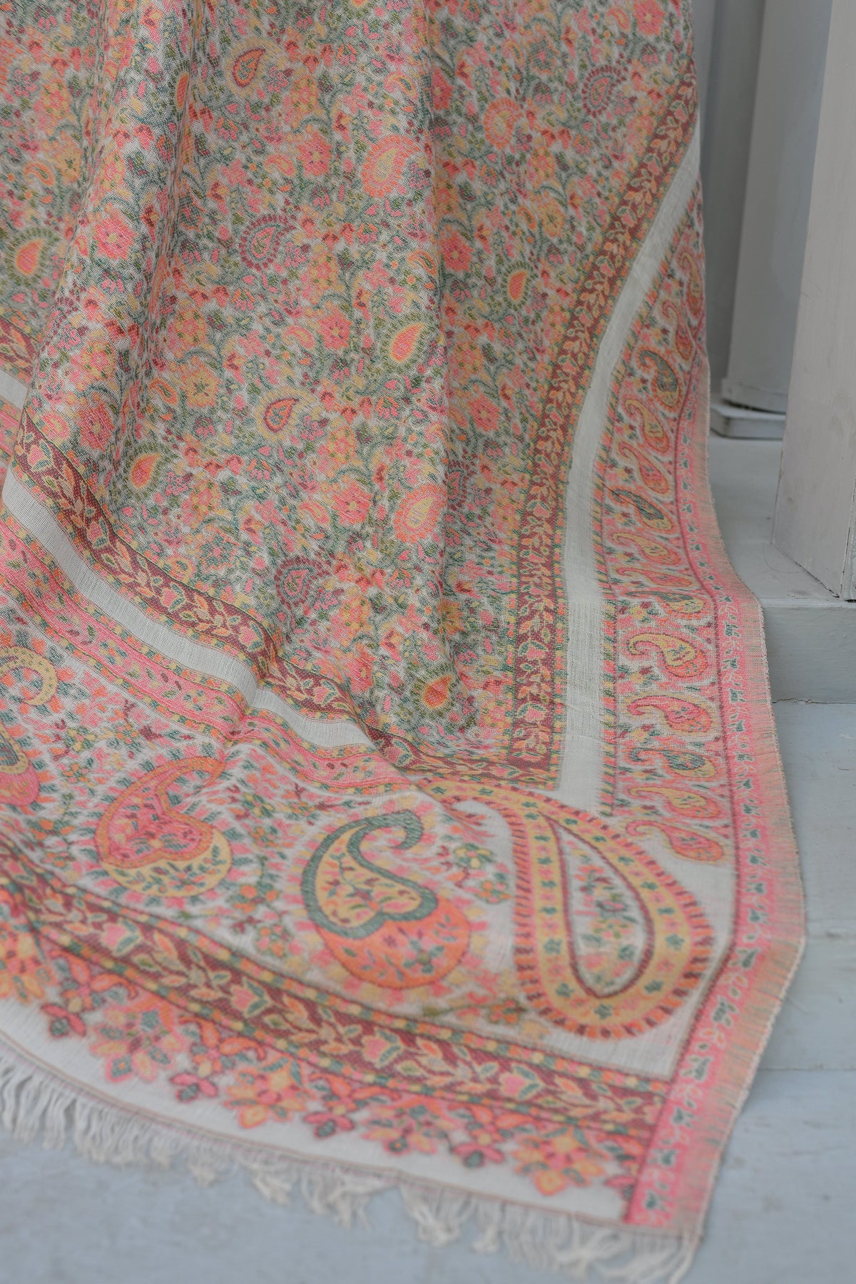 Kani Shawl - Antique Blush Kani