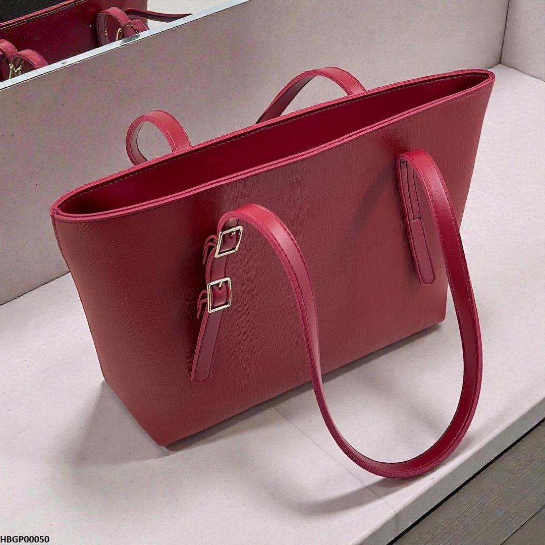 Maroon Vintage Tote Bag