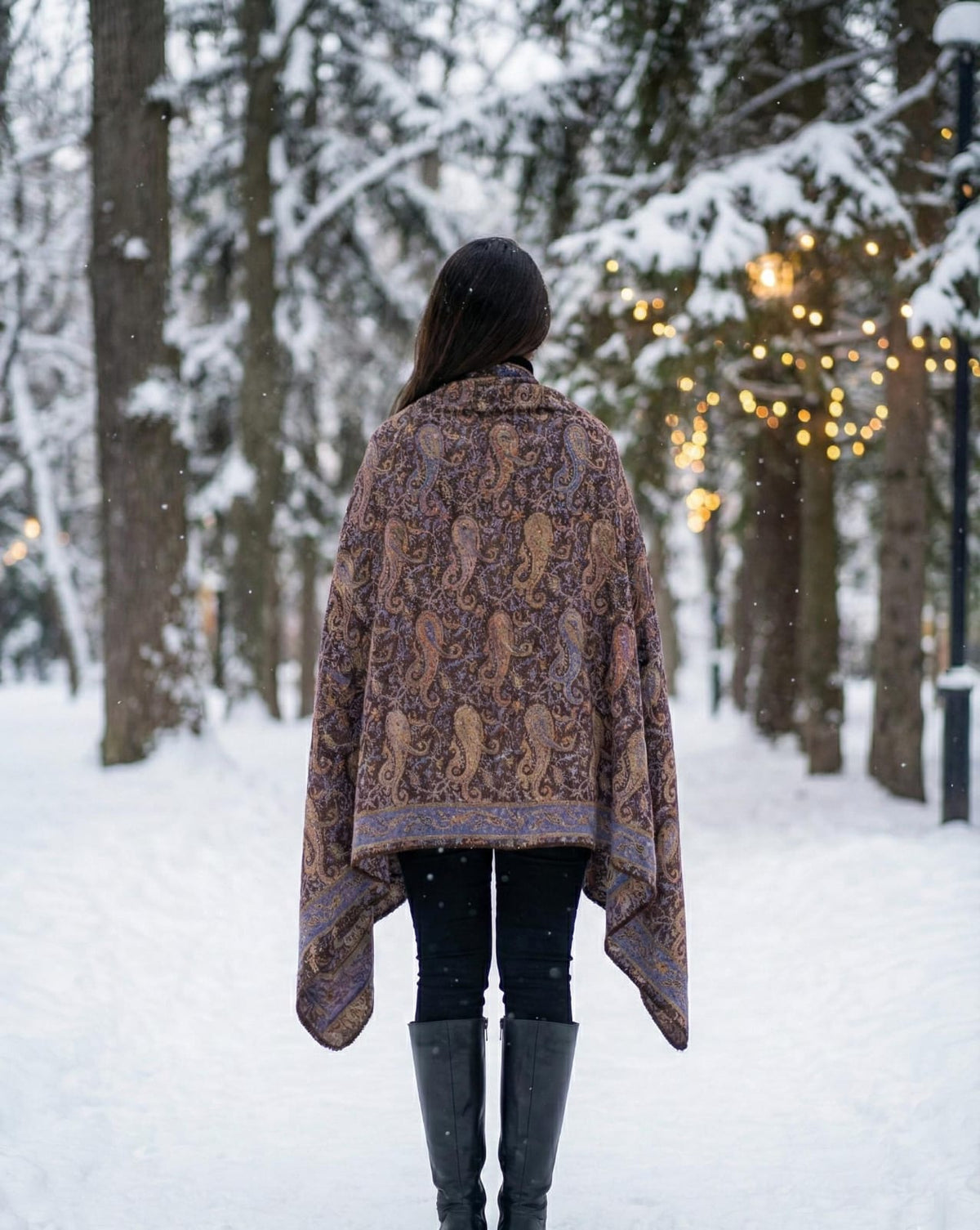 Bahaar Cape Shawl