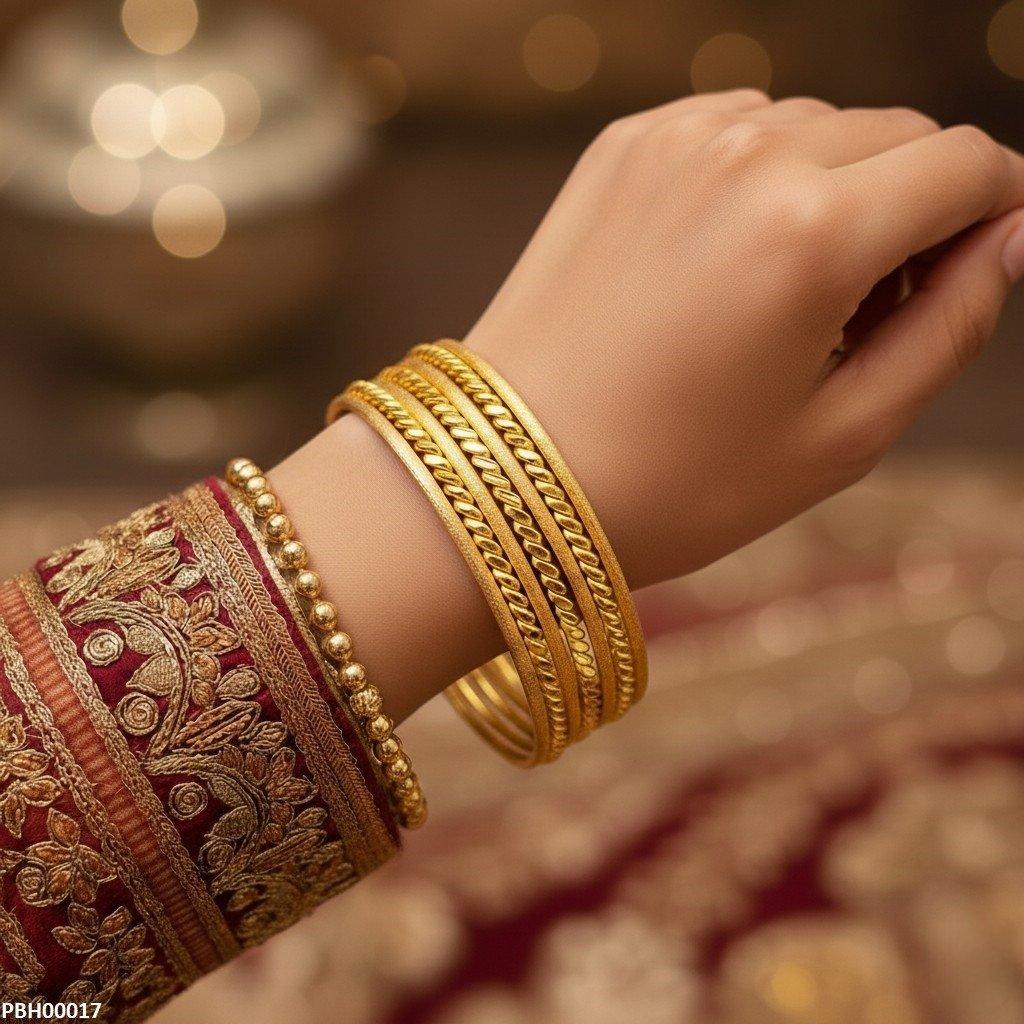 Twisted/Rope 7 Pcs Of Bangles Set