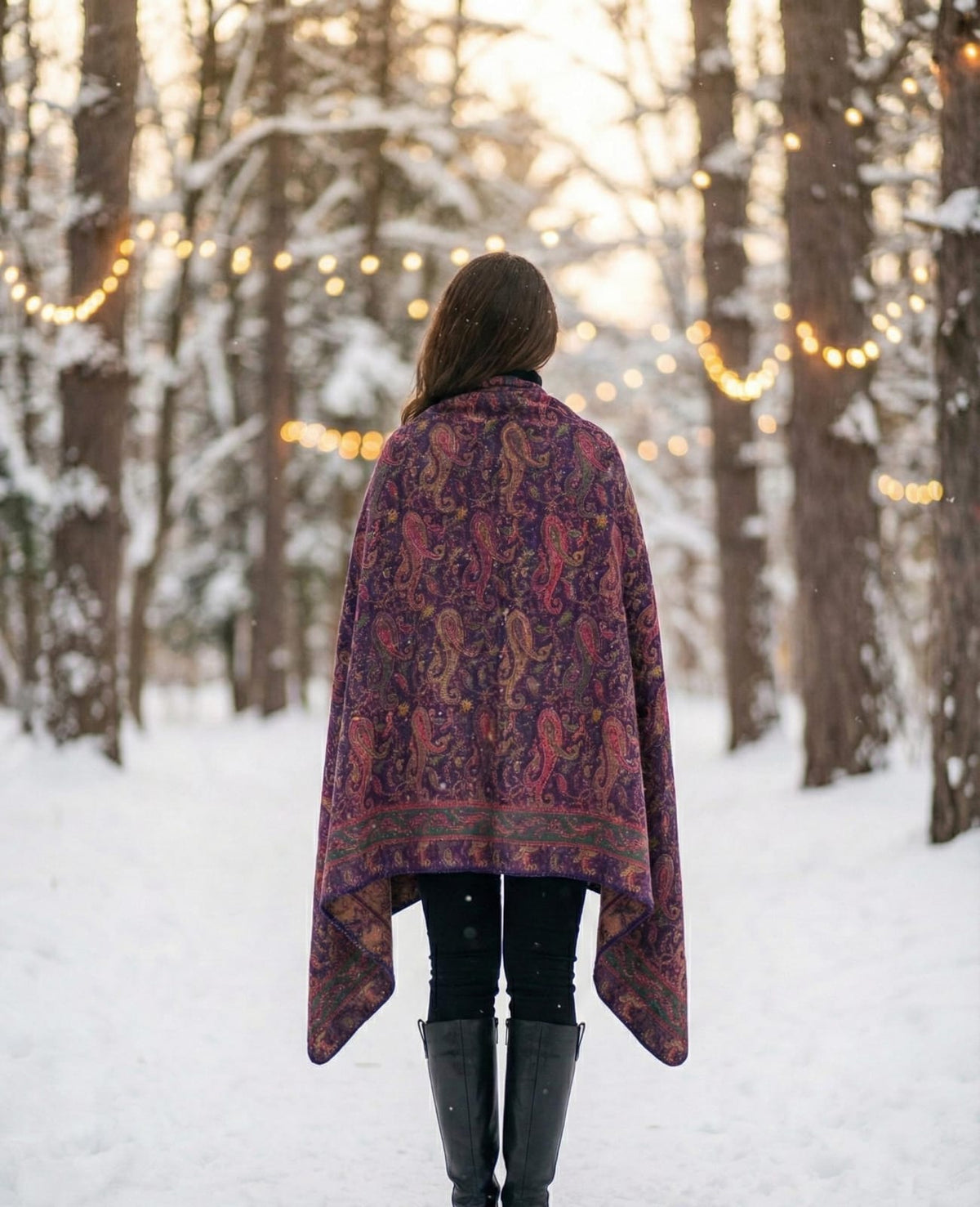 Bahaar Cape Shawl