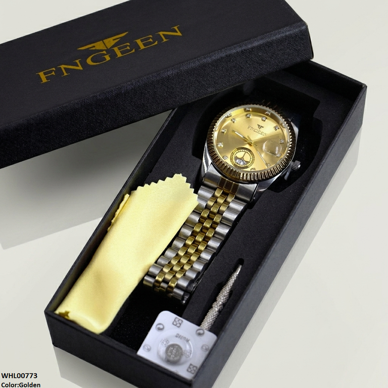 Fashionable Round Dial Women's Watch