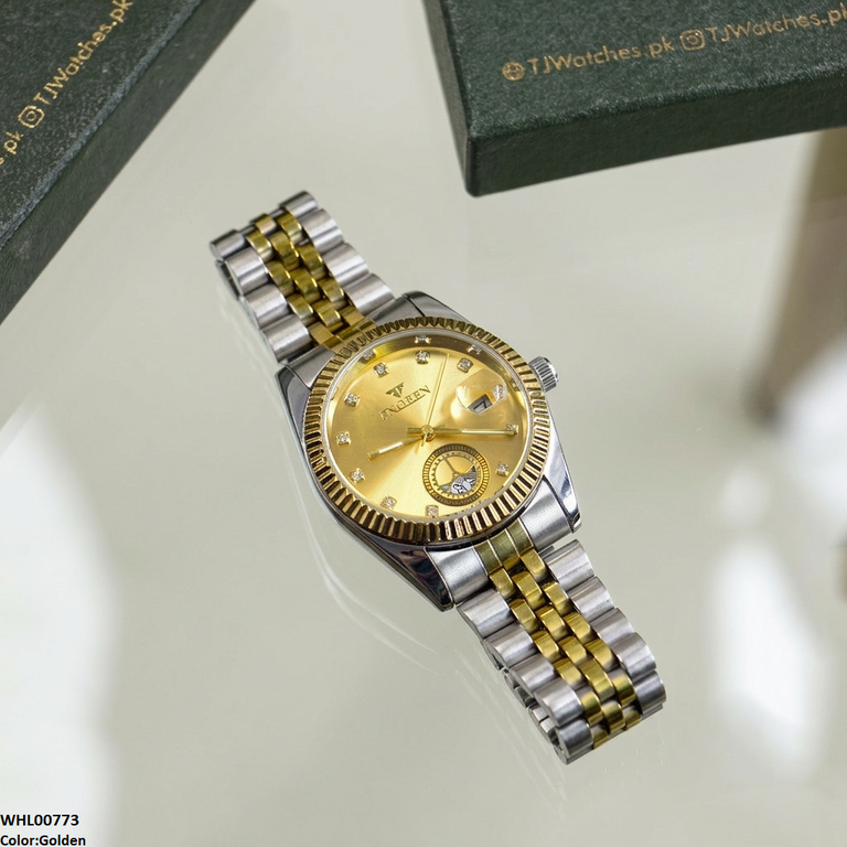 Fashionable Round Dial Women's Watch