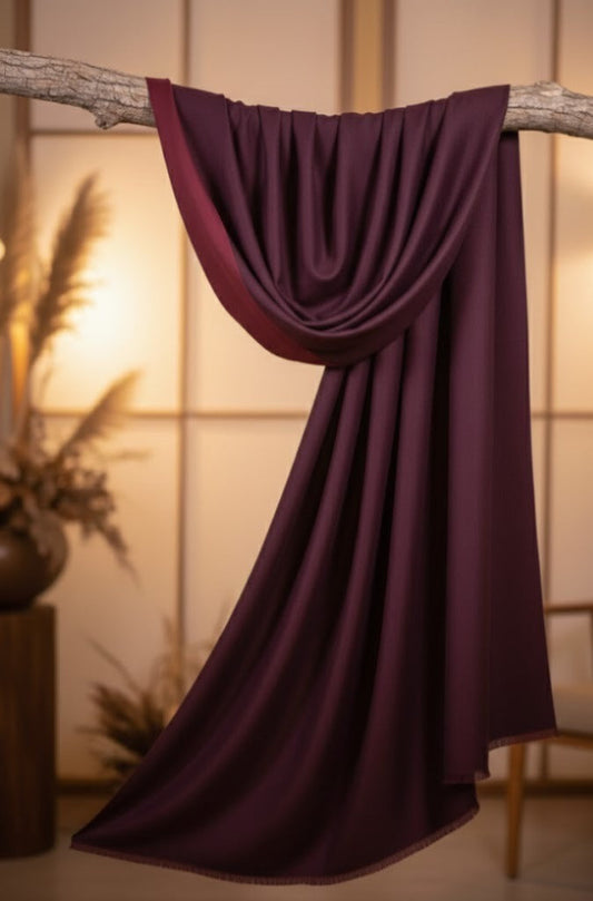 Dual color shawl