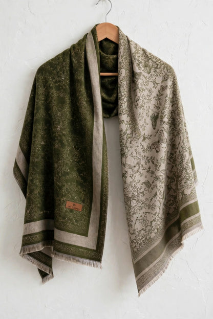 Wool Velvet Shine Stole