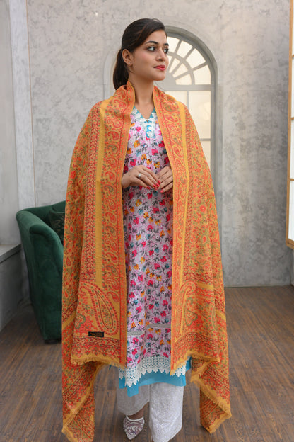 Kani Shawl - Golden Harvest