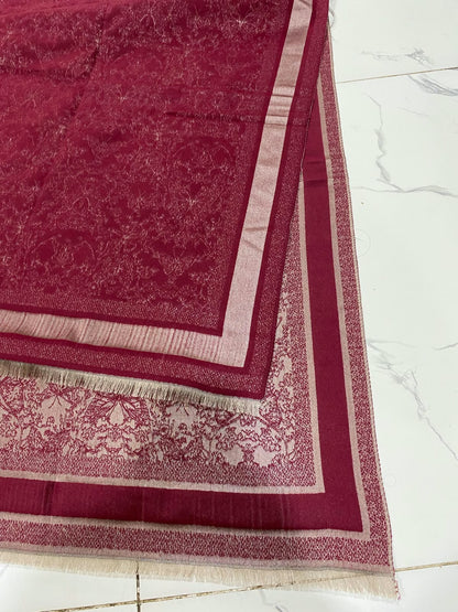 Wool Velvet Shine Stole
