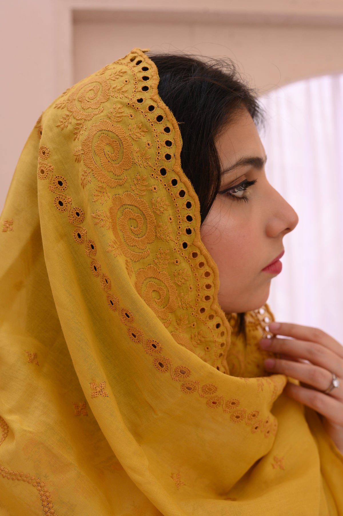 Rouge Summer shawl Musterd