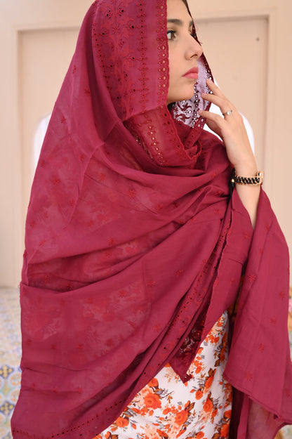 Rouge Summer shawl B.Red