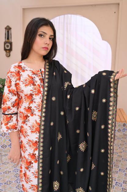 Premium Swiss Lawn Shawl