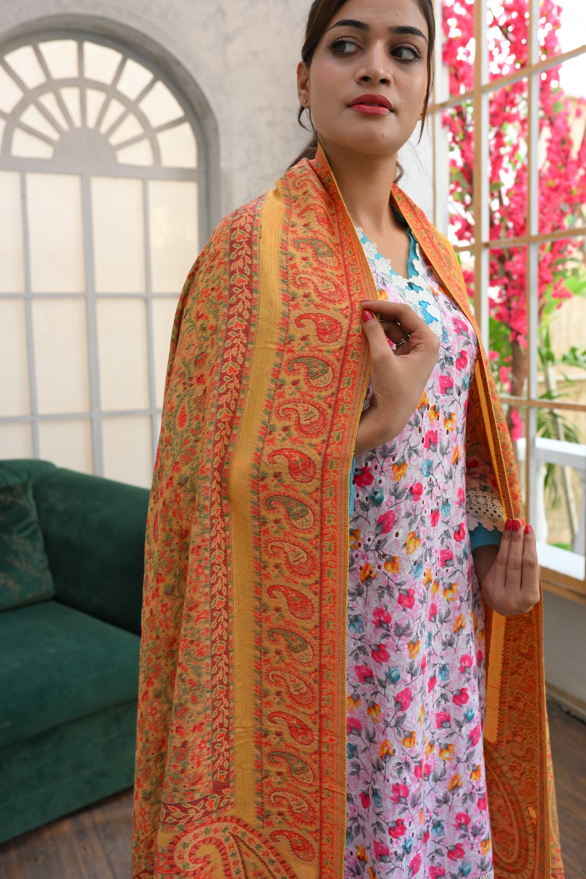 Kani Shawl - Golden Harvest