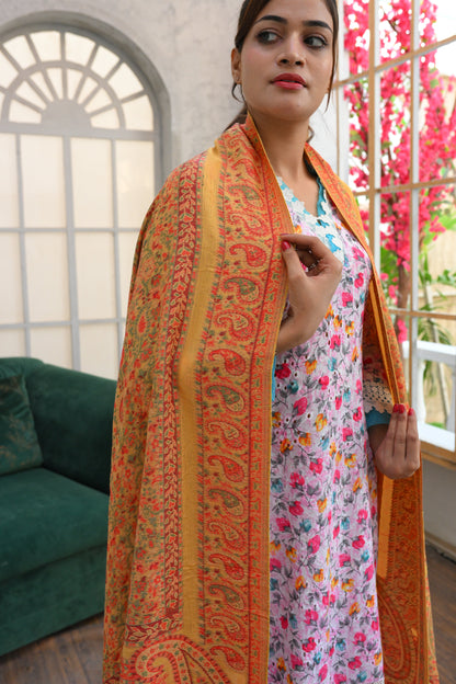 Kani Shawl - Golden Harvest