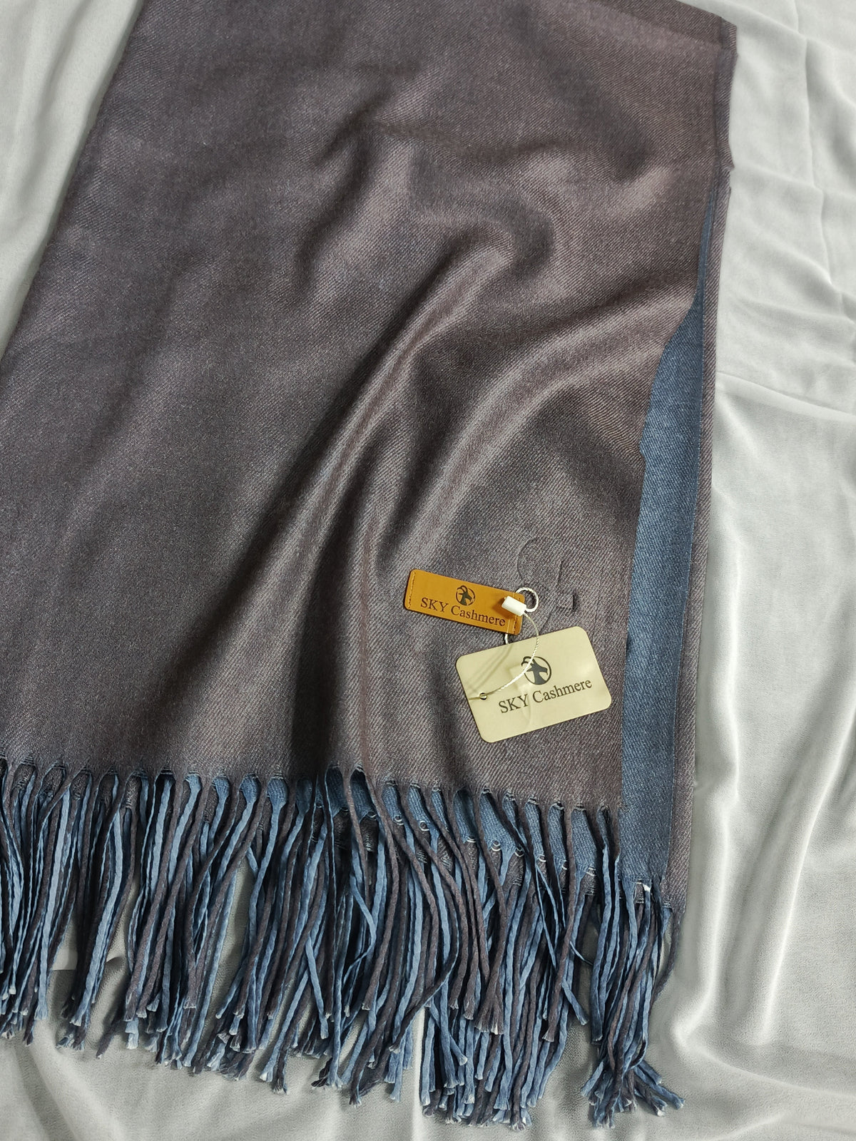 Two tone shawl