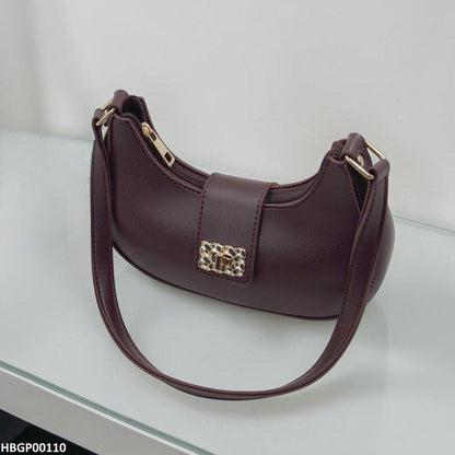 Trendy Armpit Ladies Hand Bag - Dark Brown