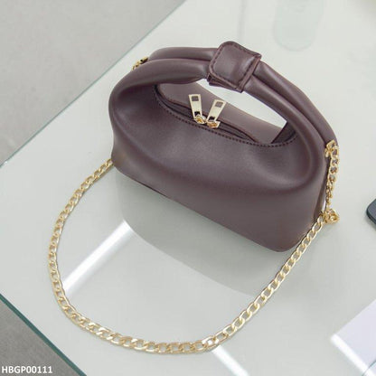 Trendy Ladies Hand Bag - Dark Brown