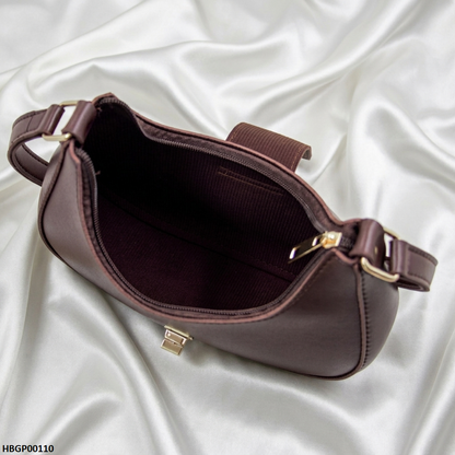 Trendy Armpit Ladies Hand Bag - Dark Brown