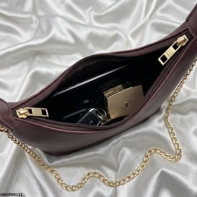Trendy Ladies Hand Bag - Dark Brown