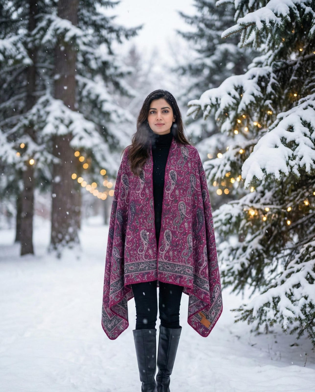 Bahaar Cape Shawl