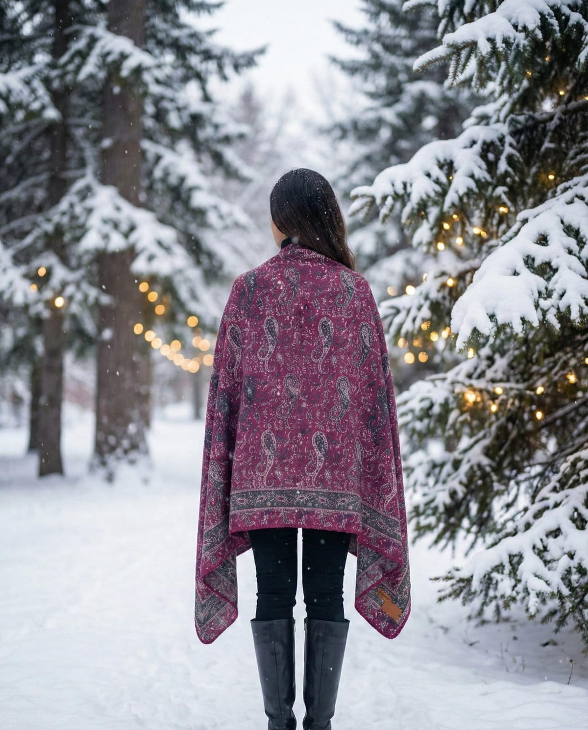 Bahaar Cape Shawl