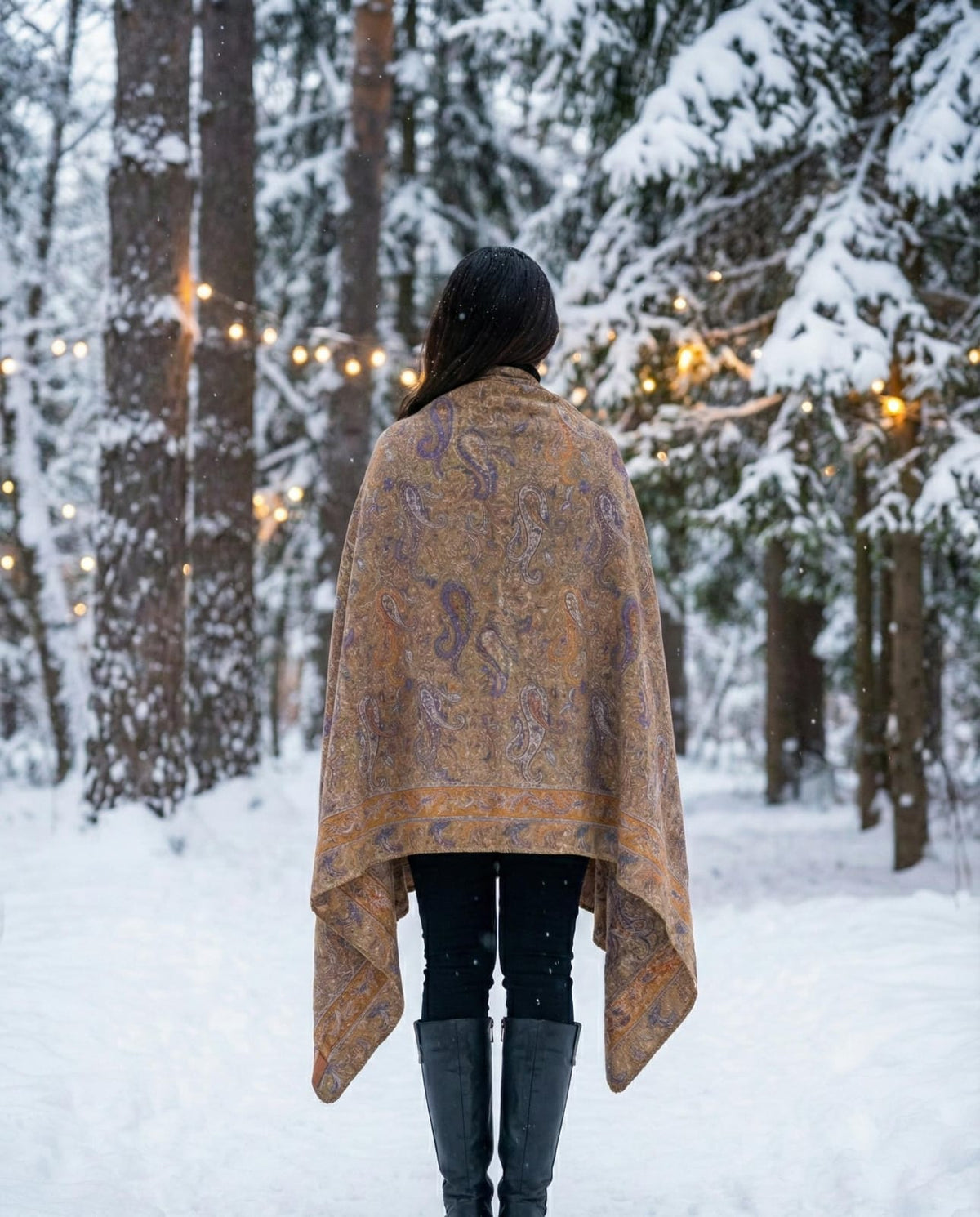 Bahaar Cape Shawl