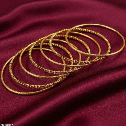 Twisted/Rope 7 Pcs Of Bangles Set