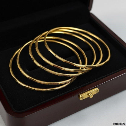 Textured 6 Pcs Of Bangles Set