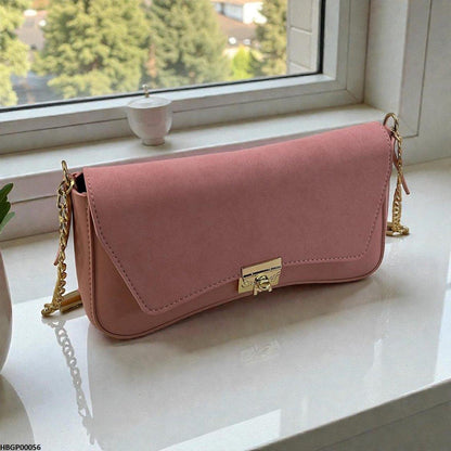 Curved Armpit Ladies Handbag