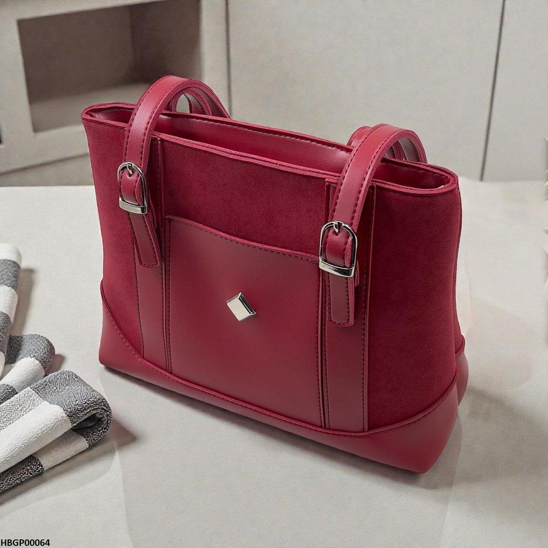 Maroon Crest Tote