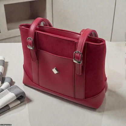 Maroon Crest Tote
