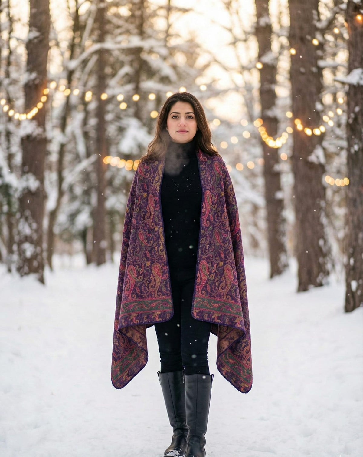 Bahaar Cape Shawl