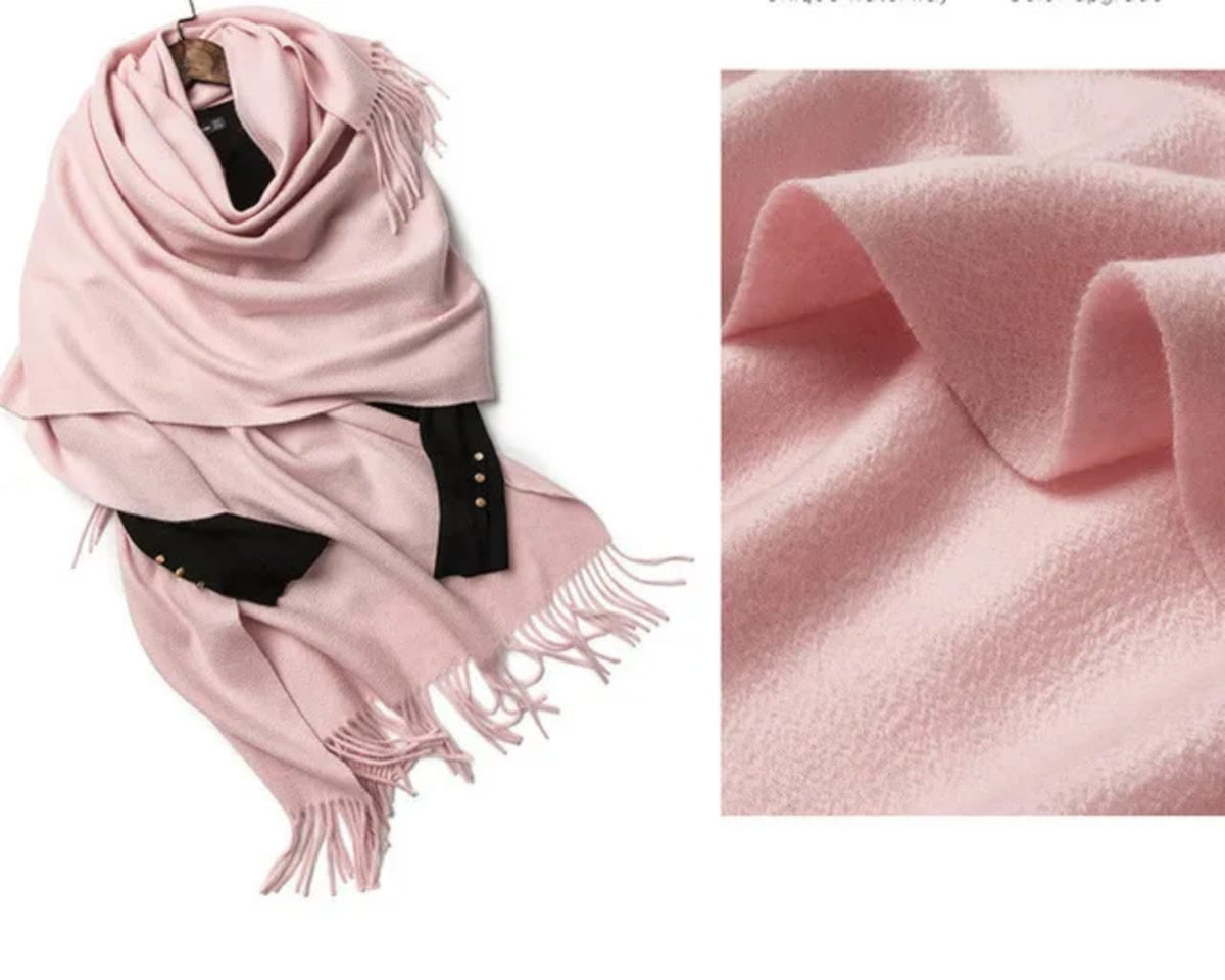 Premium Wool Stole -Creem Beig